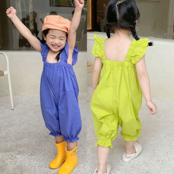 15794 summer baby girls ruffles sleeveless rompers children girl sweet casual jumpsuits, Blue
15794 summer baby girls ruffles sleeveless rompers children girl sweet casual jumpsuits, Blue