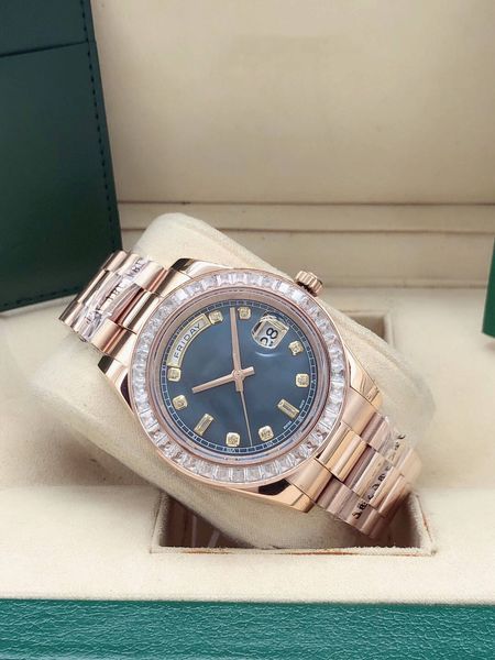 fashion mens watches diamond bezel day date gold stainless steel automatic mechanical wristwatches 41mm men wristwatch sprots natural pearl, Slivery;brown
fashion mens watches diamond bezel day date gold stainless steel automatic mechanical wristwatches 41mm men wristwatch sprots natural pearl, Slivery;brown