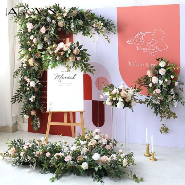 decorative flowers & wreaths jarown customized wedding floral decoration artificial flower row sign welcome party arch background wall hangi
decorative flowers & wreaths jarown customized wedding floral decoration artificial flower row sign welcome party arch background wall hangi