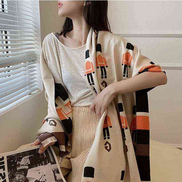 scarves korean autumn and winter imitation cashmere brushed double-sided soldier scarf women's versatile air conditioning shawl thicken, Blue;gray
scarves korean autumn and winter imitation cashmere brushed double-sided soldier scarf women's versatile air conditioning shawl thicken, Blue;gray