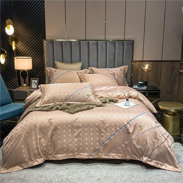 luxury champagne jacquard cotton rose flowers embroidery bedding set soft silky duvet cover flat/fitted sheet pillowcases sets
luxury champagne jacquard cotton rose flowers embroidery bedding set soft silky duvet cover flat/fitted sheet pillowcases sets