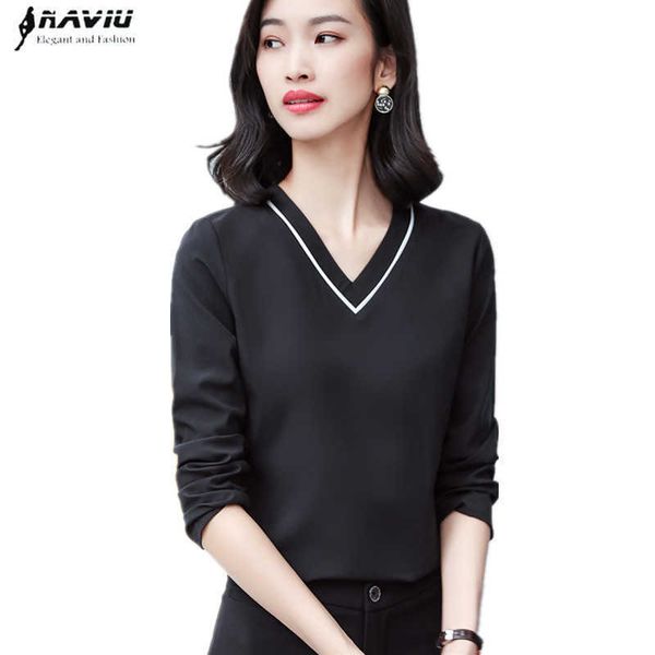 naviu korean style blouses woman blusa feminina fashion v neck office ladies formal plus size 210604, White
naviu korean style blouses woman blusa feminina fashion v neck office ladies formal plus size 210604, White