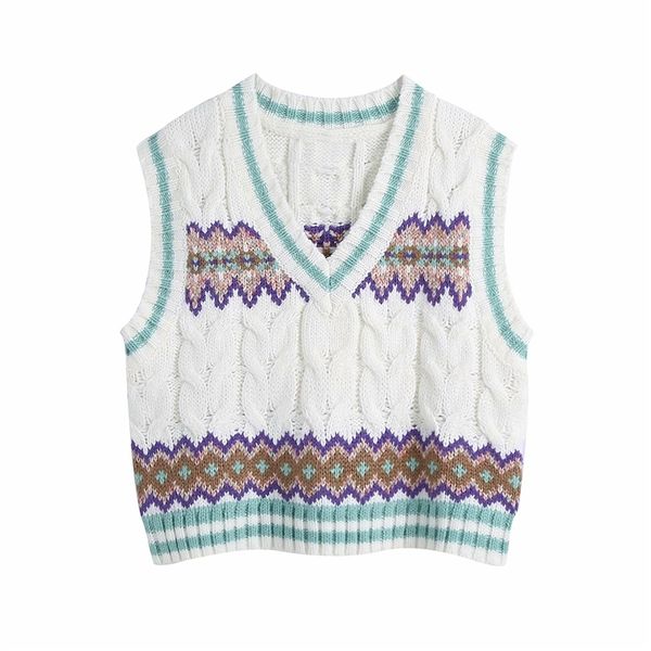 streetwear women striped sweaters vest fashion ladies v-neck knitted tanks causal female chic twist pullovers 210430, White;black
streetwear women striped sweaters vest fashion ladies v-neck knitted tanks causal female chic twist pullovers 210430, White;black