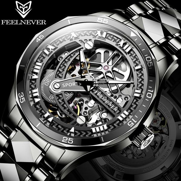 wristwatches feelnever 2021 male brand clock business tungsten steel mechanical watch for men waterproof automatic watches+box, Slivery;brown
wristwatches feelnever 2021 male brand clock business tungsten steel mechanical watch for men waterproof automatic watches+box, Slivery;brown