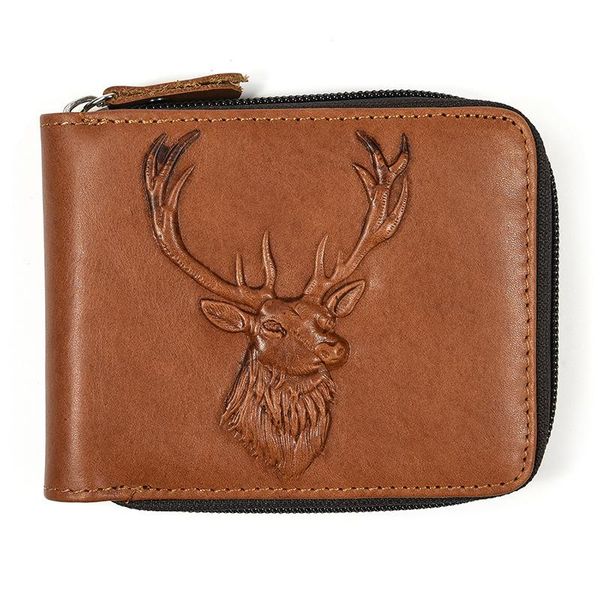 wallets men's zipper wallet genuine leather purse retro crazy horse skin short card holder bag, Red;black
wallets men's zipper wallet genuine leather purse retro crazy horse skin short card holder bag, Red;black