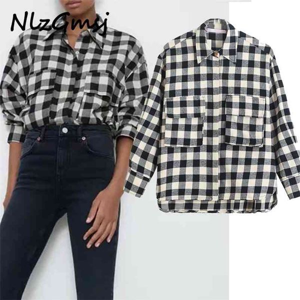 jacket women plaid shirt long sleeve asymmetrical frayed hem office lady shirts woman chic plus size loose 210628, Black;brown
jacket women plaid shirt long sleeve asymmetrical frayed hem office lady shirts woman chic plus size loose 210628, Black;brown