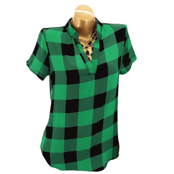 plus size t-shirt harajuku blouse shirt women womens and blouses blusa feminina autumn casual v-neck plaid ladies shirts, Black
plus size t-shirt harajuku blouse shirt women womens and blouses blusa feminina autumn casual v-neck plaid ladies shirts, Black