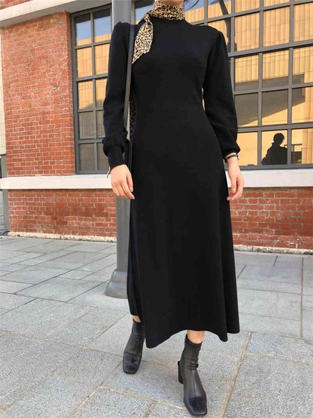 dresses vintage french style women elegant slim lantern sleeve knitted female a-line korean autum spring qz9i afhd, Black;gray
dresses vintage french style women elegant slim lantern sleeve knitted female a-line korean autum spring qz9i afhd, Black;gray