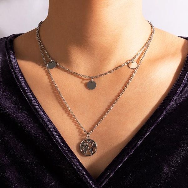 pendant necklaces creative map necklace for women simple geometry silver color alloy multilayer clavicle chain female jewelry 6179
pendant necklaces creative map necklace for women simple geometry silver color alloy multilayer clavicle chain female jewelry 6179