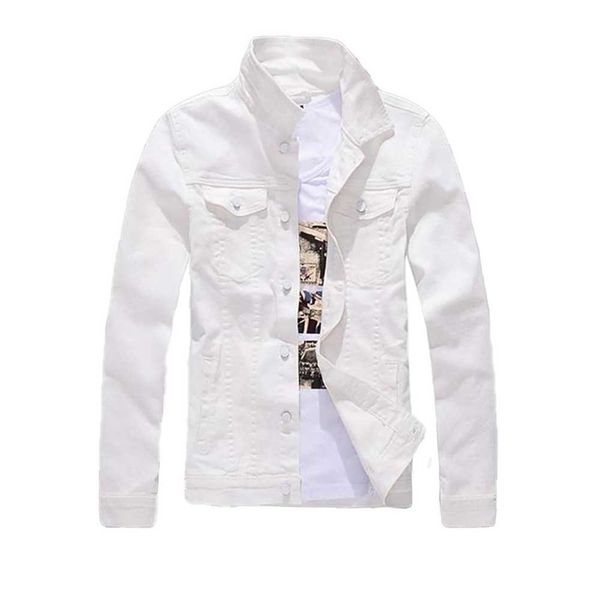 fashion men denim jacket cowboy white jeans jacket men casual slim fit jeans jacket cotton coat outwear male clothes 210818, Black;brown
fashion men denim jacket cowboy white jeans jacket men casual slim fit jeans jacket cotton coat outwear male clothes 210818, Black;brown