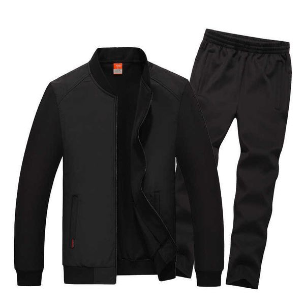 autumn men tracksuits solid color sportswear men's sets zipper jacket + pants casual tracksuit male 2 piece set black navy 210528, Gray
autumn men tracksuits solid color sportswear men's sets zipper jacket + pants casual tracksuit male 2 piece set black navy 210528, Gray
