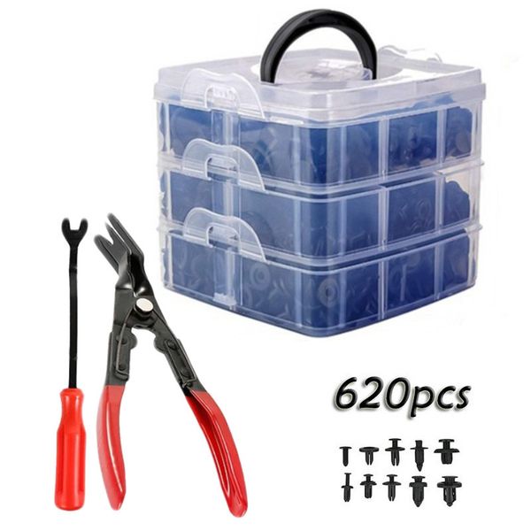 620 pcs/box car fastener clips mixed car fasteners door trim 16 sizes car bumper repair kit auto expansion screw clip buckle
620 pcs/box car fastener clips mixed car fasteners door trim 16 sizes car bumper repair kit auto expansion screw clip buckle