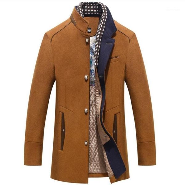 men's wool & blends mens woolen coat 2021 autumn winter cotton thicken jacket coats male windproof warm overcoats, Black
men's wool & blends mens woolen coat 2021 autumn winter cotton thicken jacket coats male windproof warm overcoats, Black