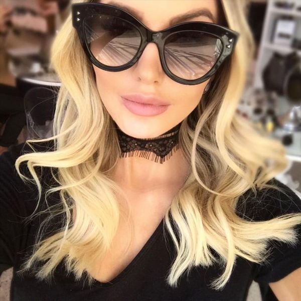 cat eye sunglasses women brand designer retro vintage sun glasses female ladies sunglass lunettes de soleil 1452r, White;black
cat eye sunglasses women brand designer retro vintage sun glasses female ladies sunglass lunettes de soleil 1452r, White;black