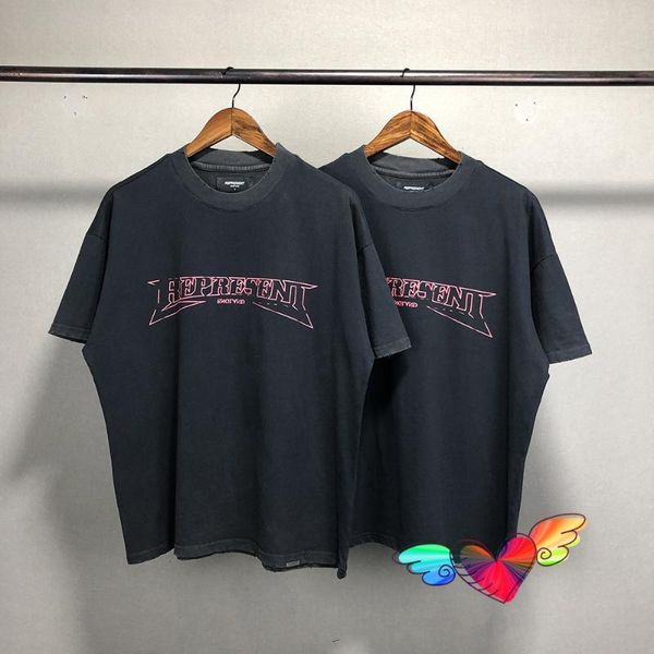 men's t-shirts represent logo 2021ss men women 1:1 red letter print tee vintage oversized short sleeve, White;black
men's t-shirts represent logo 2021ss men women 1:1 red letter print tee vintage oversized short sleeve, White;black