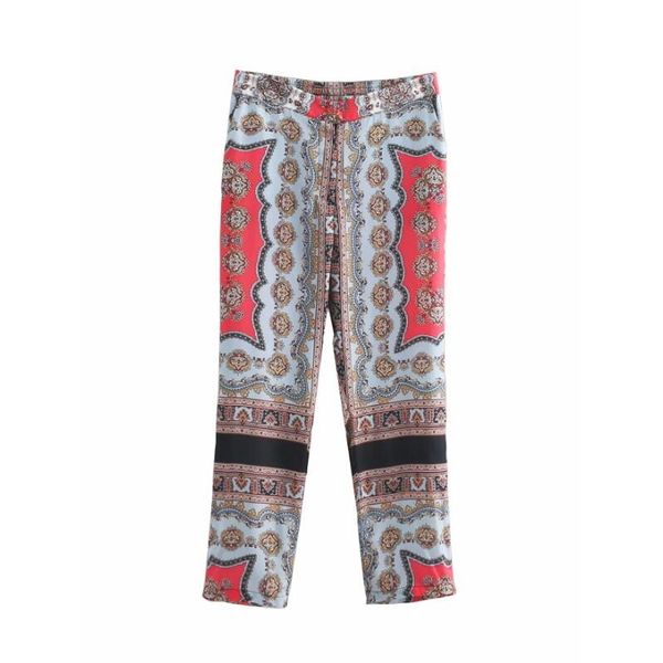 bohemian placement print women straight pants casual lady loose ankle-length fashion streetwear comfortable trousers p896 210430, Black;white
bohemian placement print women straight pants casual lady loose ankle-length fashion streetwear comfortable trousers p896 210430, Black;white