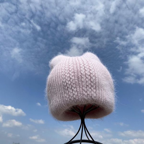 beanie/skull caps bucket hat winter angora rabbith keep warm knitting cat ear cute leisure lady beanies cap men women cool, Blue;gray
beanie/skull caps bucket hat winter angora rabbith keep warm knitting cat ear cute leisure lady beanies cap men women cool, Blue;gray