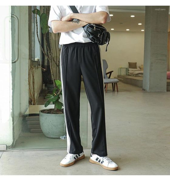 student loose sports pants stripes stitching foot zipper trend split male casual trousers streetwear summer men's sweatpants, Black
student loose sports pants stripes stitching foot zipper trend split male casual trousers streetwear summer men's sweatpants, Black