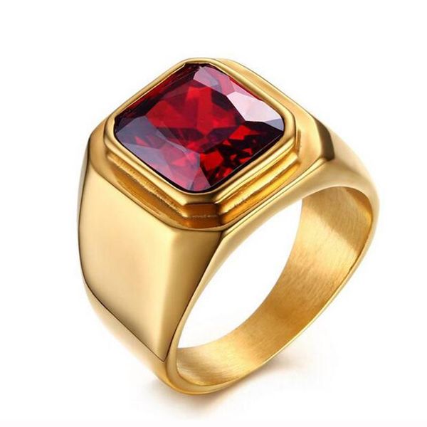wedding rings men gold-color stainless steel ring titanium red stone + cubic zirconia engagement for, Slivery;golden
wedding rings men gold-color stainless steel ring titanium red stone + cubic zirconia engagement for, Slivery;golden