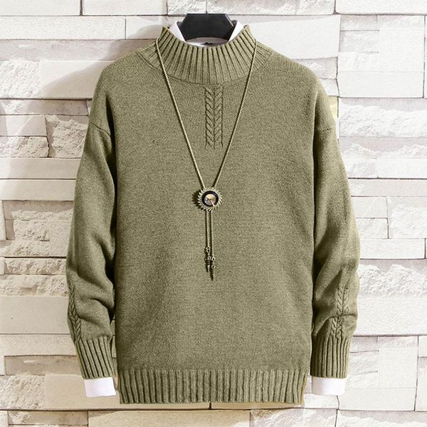 men's sweaters knitted sweater autumn&winter warm solid color long sleeve turtleneck loose casual slim male knitwear, White;black
men's sweaters knitted sweater autumn&winter warm solid color long sleeve turtleneck loose casual slim male knitwear, White;black
