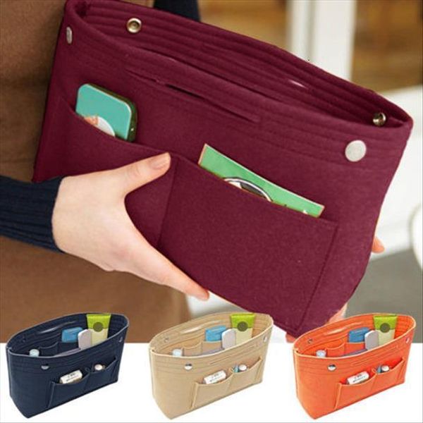 women portable felt fabric cosmetic bags purse handbag organizer multi pocket insert
women portable felt fabric cosmetic bags purse handbag organizer multi pocket insert