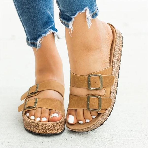 summer beach sandals women 2021 new double buckle slip on ladies casual slides 35-43 larged-size flat female slippers, Black
summer beach sandals women 2021 new double buckle slip on ladies casual slides 35-43 larged-size flat female slippers, Black