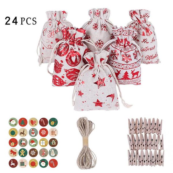 gift wrap 24pcs christmas burlap bag with drawstring linen pouches candy mini lightweight storage packs for birthday party diy craft
gift wrap 24pcs christmas burlap bag with drawstring linen pouches candy mini lightweight storage packs for birthday party diy craft