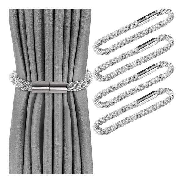 pcs magnetic curtain tiebacks, decorative drapes weave european style, buckle for home office decorative,gray other decor
pcs magnetic curtain tiebacks, decorative drapes weave european style, buckle for home office decorative,gray other decor