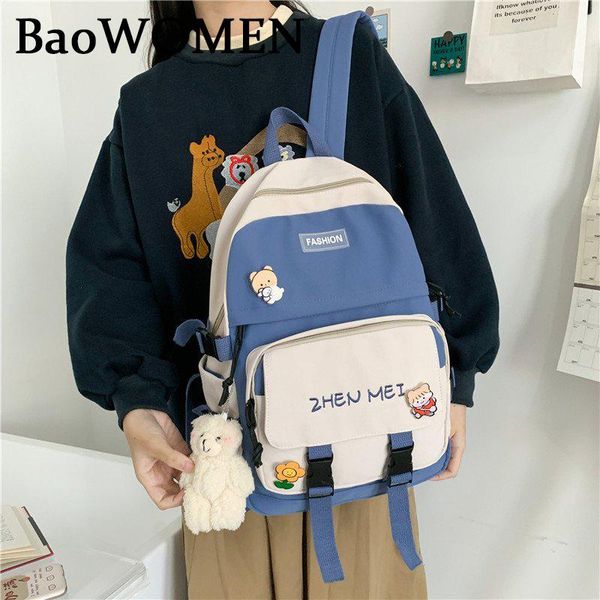 backpack baowomen women waterproof nylon student cute school bag kawaii girl lapblack green blue book buckle
backpack baowomen women waterproof nylon student cute school bag kawaii girl lapblack green blue book buckle