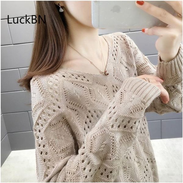 women's sweaters female casual thin hallow out jumpers brand spring women solid color fashion fall loose v neck outwear chic knitwear, White;black
women's sweaters female casual thin hallow out jumpers brand spring women solid color fashion fall loose v neck outwear chic knitwear, White;black