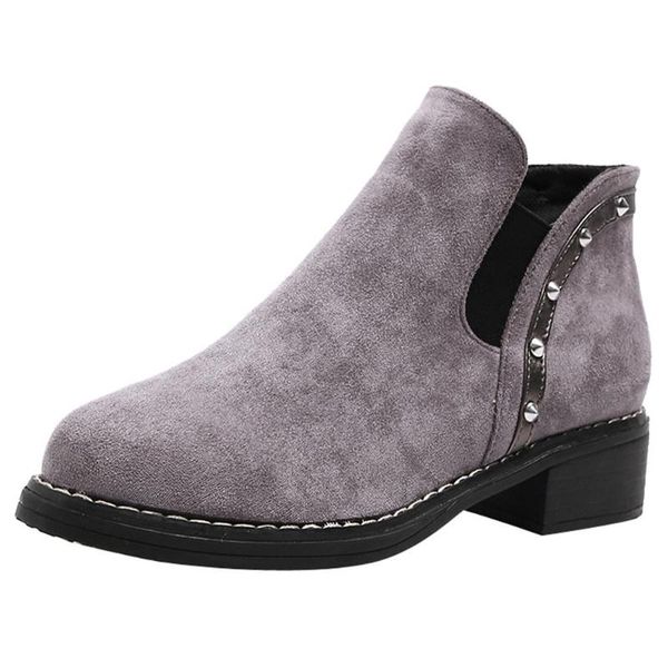 boots fashion women comfortable chunky heel ankle round toe shoes autumn winter rivets suede, Black
boots fashion women comfortable chunky heel ankle round toe shoes autumn winter rivets suede, Black