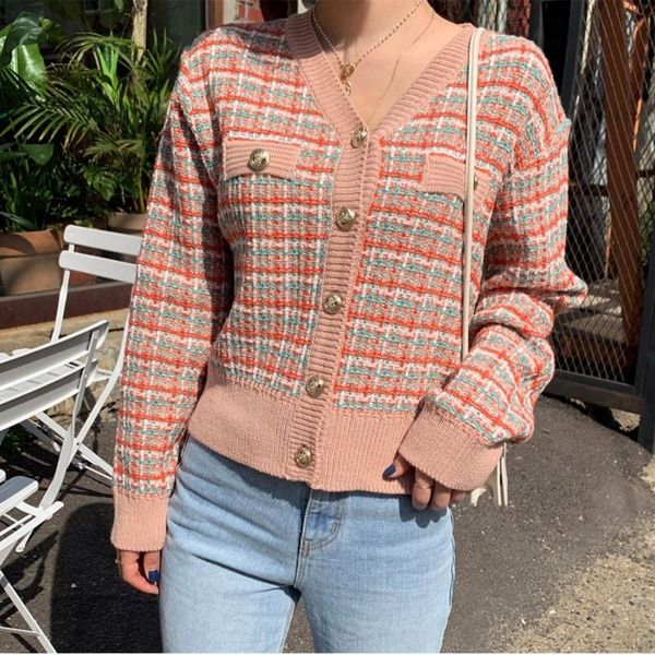 women's knits & tees autumn winter sweater cardigan women knitted sweaters long sleeve navy square plaid female knit cardigans 2021, White
women's knits & tees autumn winter sweater cardigan women knitted sweaters long sleeve navy square plaid female knit cardigans 2021, White