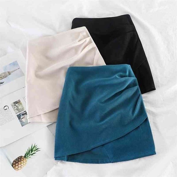 heliar women bodycon a-line mini wide leg pleated korean skirts autumn 210319, Black
heliar women bodycon a-line mini wide leg pleated korean skirts autumn 210319, Black