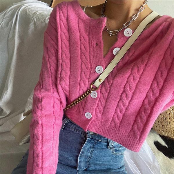 women's knits & tees women cropped pink cardigan knitted sweaters single breasted braid woven solid sweater autumn clothes jumpers, White
women's knits & tees women cropped pink cardigan knitted sweaters single breasted braid woven solid sweater autumn clothes jumpers, White