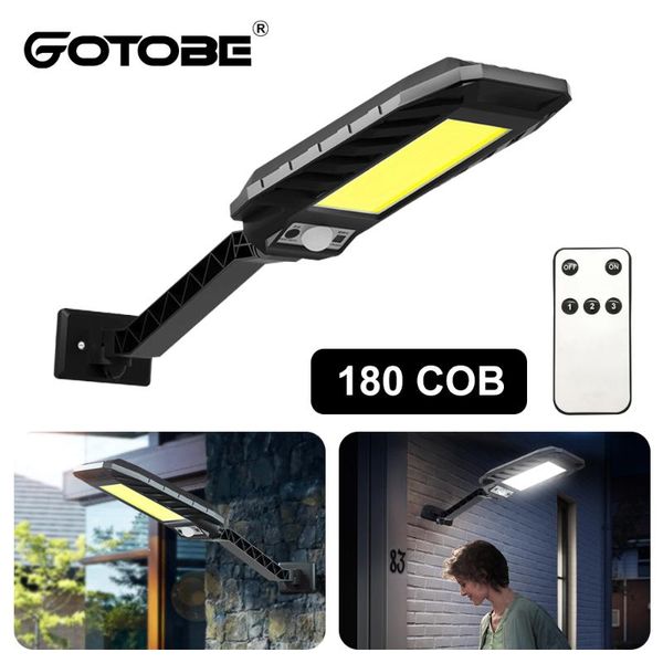 solar lamps 180cob outdoor lamp led motion sensor street lights ip65 waterproof remote control for garden door wall
solar lamps 180cob outdoor lamp led motion sensor street lights ip65 waterproof remote control for garden door wall