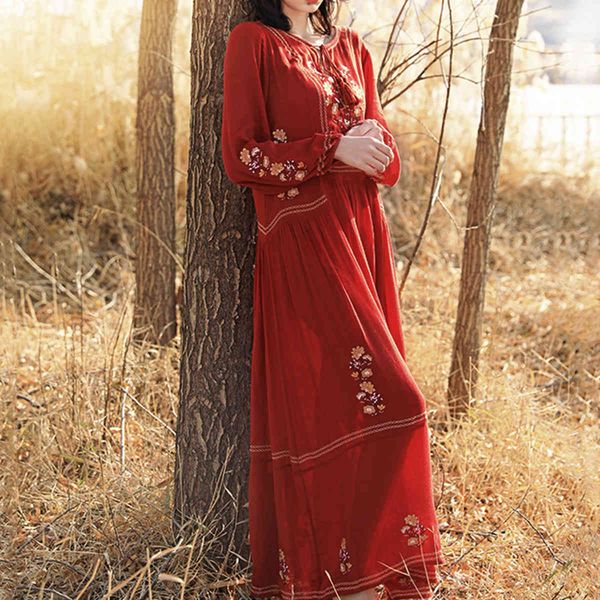 dresses loose floral embroidery maxi spring beach boho casual women es long sleeve v neck vintage vestidos 5peb, Black;gray
dresses loose floral embroidery maxi spring beach boho casual women es long sleeve v neck vintage vestidos 5peb, Black;gray
