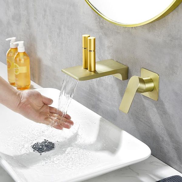 bathroom sink faucets waterfall faucet shelf basin water mixer tap golden wall mounted brass elegant life decoration
bathroom sink faucets waterfall faucet shelf basin water mixer tap golden wall mounted brass elegant life decoration