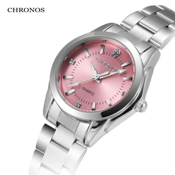 wristwatches chronos women luxury rhinestone stainless steel quartz watches ladies business japanese movement relogio feminino ch23, Slivery;brown
wristwatches chronos women luxury rhinestone stainless steel quartz watches ladies business japanese movement relogio feminino ch23, Slivery;brown
