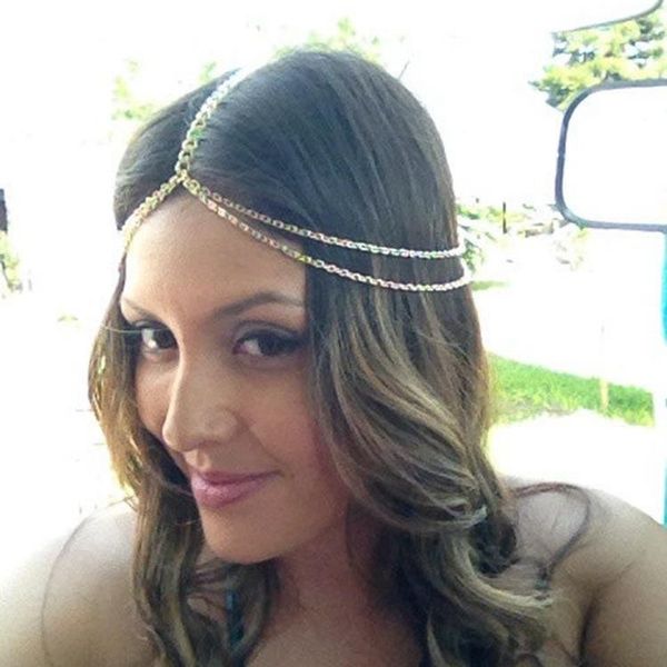hair clips & barrettes boho bands for women gold color metal chain fashion decoration jewelry wedding accessories, Golden;silver
hair clips & barrettes boho bands for women gold color metal chain fashion decoration jewelry wedding accessories, Golden;silver