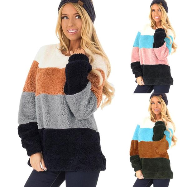 women's hoodies & sweatshirts fashion patchwork pullover long-sleeved casual long sleeve color block sweatshirt fuzzy fleece, Black
women's hoodies & sweatshirts fashion patchwork pullover long-sleeved casual long sleeve color block sweatshirt fuzzy fleece, Black