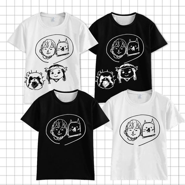 men's t-shirts in april 2021, xinfan sent you immortal animation two-dimensional t-shirt short sleeve fashion clothes, White;black
men's t-shirts in april 2021, xinfan sent you immortal animation two-dimensional t-shirt short sleeve fashion clothes, White;black
