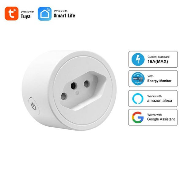 smart power plugs brazil wifi plug 16a,tuya socket with timer monitor,voice control works google home alexa
smart power plugs brazil wifi plug 16a,tuya socket with timer monitor,voice control works google home alexa