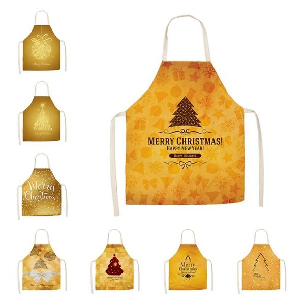1pcs kitchen apron golden christmas printed sleeveless cotton linen aprons for men women home cleaning tools 55*68cm
1pcs kitchen apron golden christmas printed sleeveless cotton linen aprons for men women home cleaning tools 55*68cm