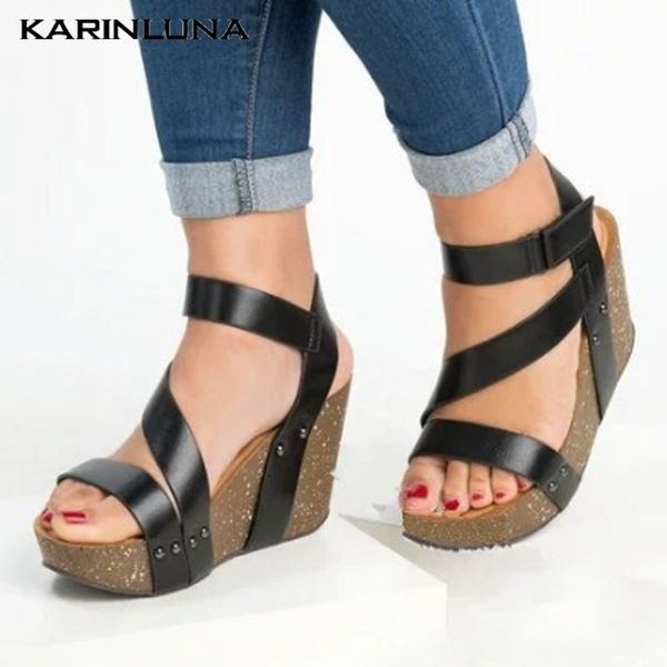 karin 2021 brand design large size 43 women sandals high wedges med platform pumps summer casual woman gladiator, Black
karin 2021 brand design large size 43 women sandals high wedges med platform pumps summer casual woman gladiator, Black