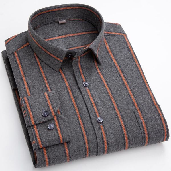 men's casual shirts fashion 100% cotton brushed flannel striped single pocket long sleeve youthful soft plaid checkered shirt, White;black
men's casual shirts fashion 100% cotton brushed flannel striped single pocket long sleeve youthful soft plaid checkered shirt, White;black