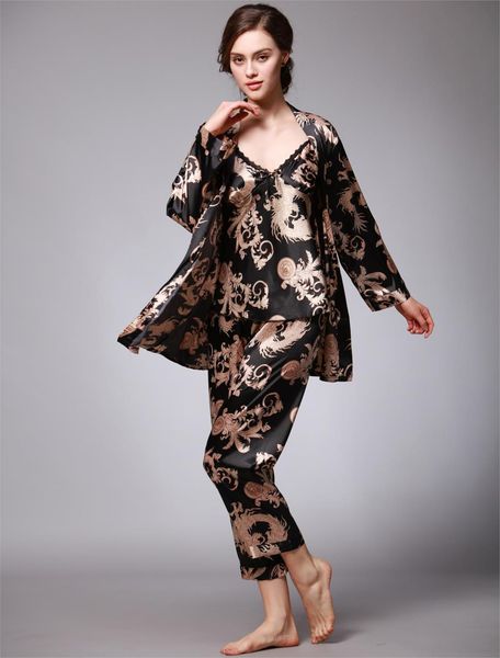 20212021 women silk pajamas female 3 pieces satin pajamas sets autumn spring sleepwear summer long sleeve homewear printed nightwear, Black;red
20212021 women silk pajamas female 3 pieces satin pajamas sets autumn spring sleepwear summer long sleeve homewear printed nightwear, Black;red