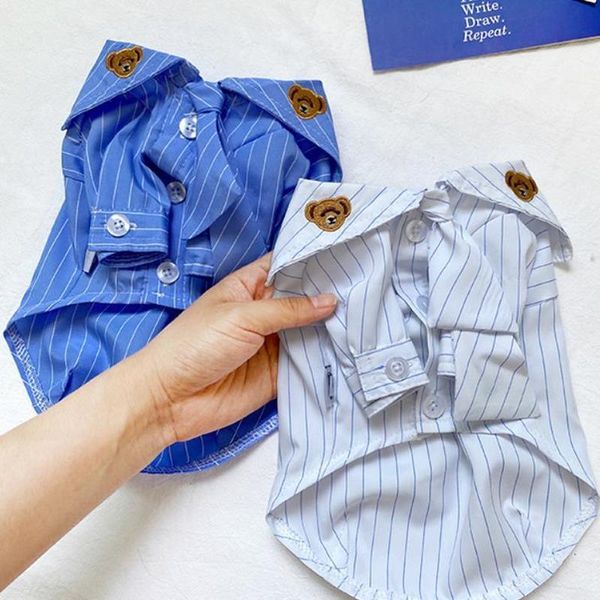 dog apparel navy pet shirt for small dogs kawaii bear embroidered tshirt pomeranian maltese vest striped puppy costume korea style
dog apparel navy pet shirt for small dogs kawaii bear embroidered tshirt pomeranian maltese vest striped puppy costume korea style