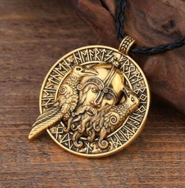 pendant necklaces creative viking odin raven vintage necklace rune talisman amulet men jewelry, Silver
pendant necklaces creative viking odin raven vintage necklace rune talisman amulet men jewelry, Silver