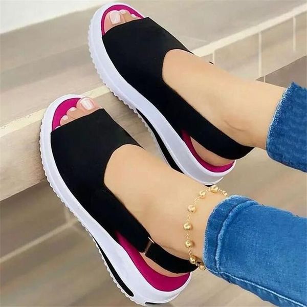 sandals large size women's 2021 summer increased women shoes stickers casual fish mouth platform womens slippers, Black
sandals large size women's 2021 summer increased women shoes stickers casual fish mouth platform womens slippers, Black