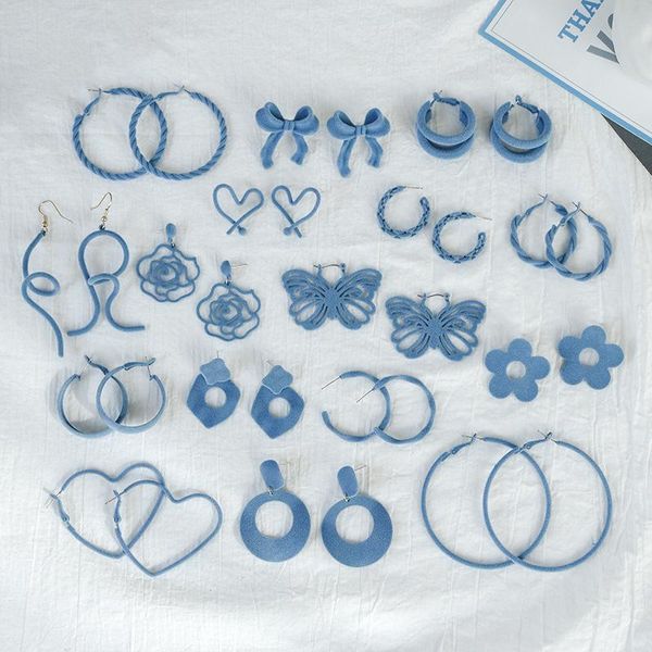 fashion women's earrings geometry round butterfly blue for women girl party jewelry gifts wholesale dangle & chandelier, Silver
fashion women's earrings geometry round butterfly blue for women girl party jewelry gifts wholesale dangle & chandelier, Silver